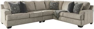 Signature Design by Ashley® Bovarian 3-Piece Stone Sectional Sofa