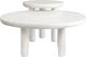 Magnussen Home® Sunset Cove 2-Piece Moonlight Pearl Nesting Cocktail Tables Set with Casters-4