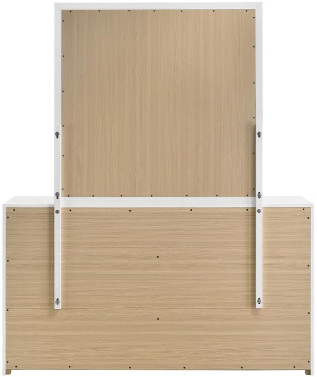 Coaster® Ines White High Gloss Bedroom Dresser with Mirror-3