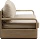 Dovetail Furniture Lucrecia Gray/Sand Olefin/Teak Outdoor Sofa-2