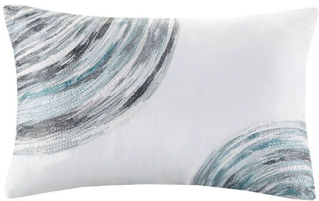 Olliix by Madison Park Essentials Saben Aqua King Complete Reversible Coverlet and Cotton Sheet Set-2