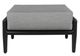 CabanaCoast® Customizable Tate Aluminum/Natural Fiber Outdoor Ottoman-1