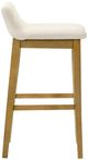 Armen Living Annikah 2-Piece Amber Glow/White Barstool Set-3