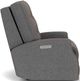Flexsteel® Devon Black Onyx Power Recliner with Power Headrest-3