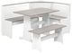 Linon Ardmore 3-Piece Gray/White Nook Set-0