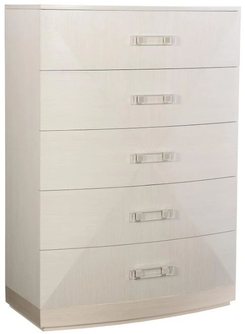 Bernhardt Axiom Linear Gray/White Tall Chest-0