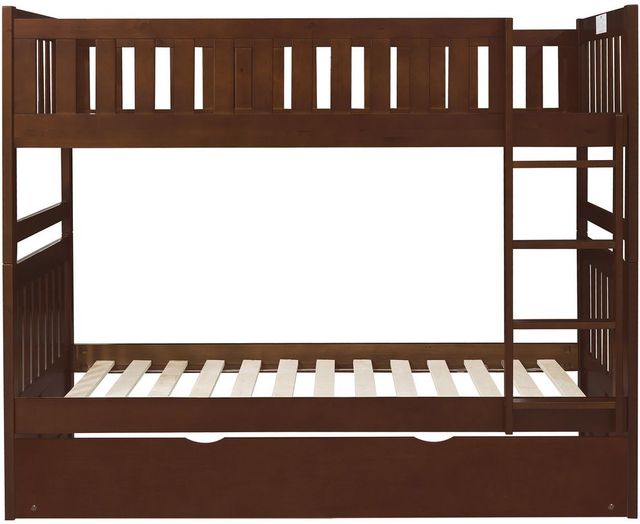 Homelegance® Rowe Dark Cherry Youth Twin/Twin Bunk Bed with Twin Trundle-3
