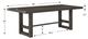Winners Only® Maybrook Dark Oak 84" Trestle Dining Table-2