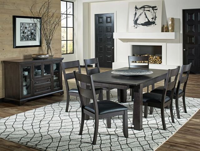 A-America® Mariposa Warm Gray Dining Table-1