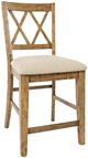Jofran Inc.Telluride 6-Piece Gold Counter Dining Set-4