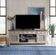 Liberty Furniture Heartland Antique White/Tobacco 76" Tile TV Console-1