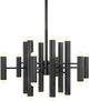 Four Hands Vesta Black Gunmetal Chandelier-3