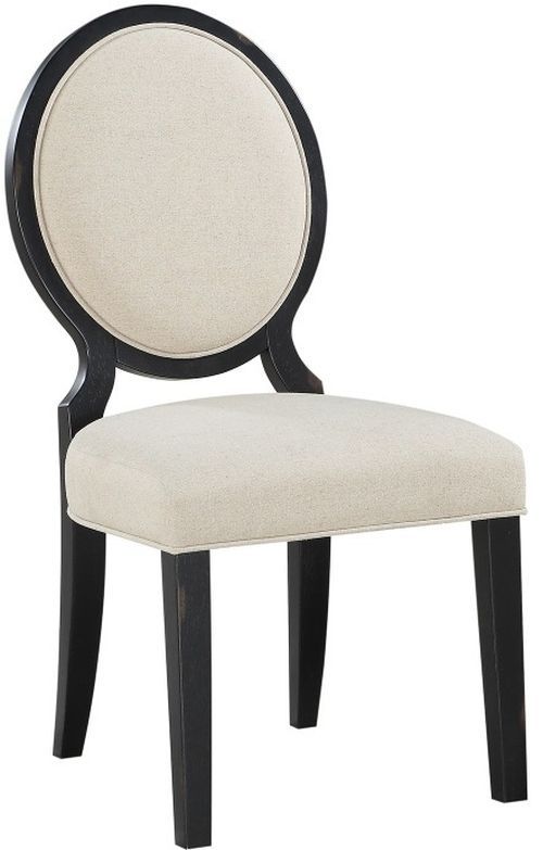 Winners Only® Torrance Ebony/White Dining Side Chair-0