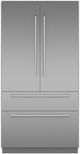 Thermador® Freedom® 42 in. 23.1 Cu. Ft. Stainless Steel Built In French Door Refrigerator-0