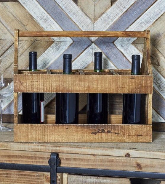 Deco Marche Brown Wine Holder-1