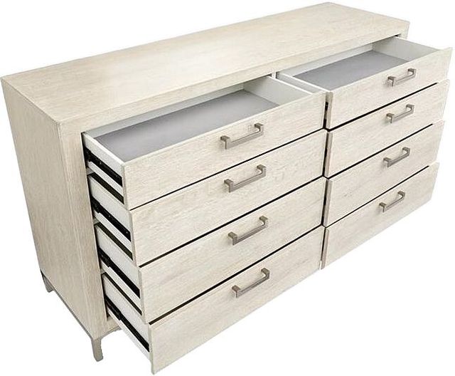 Magnussen Home® Addison Lane White Oat Double Drawer Dresser-2