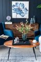 A & B Home Blue Belling Vase-5