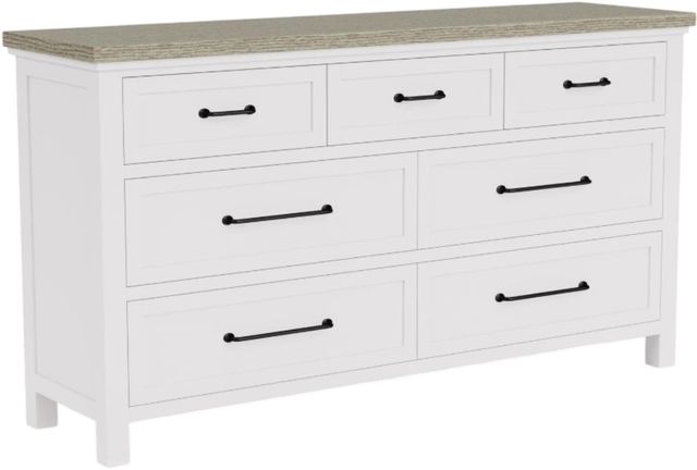 Riverside Furniture Cora Cloud/Fog Dresser-0