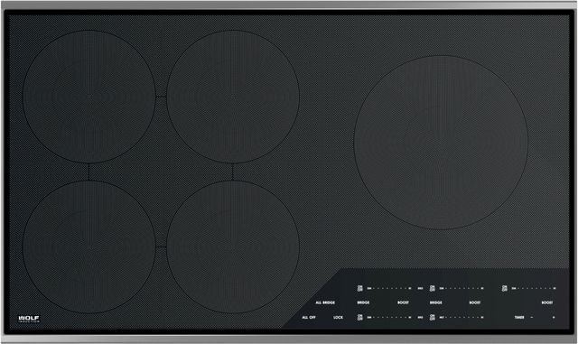 Wolf® 36" Stainless Steel Transitional Induction Cooktop