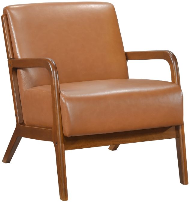 Homelegance® Gabe Matt Brown Accent Chair-0