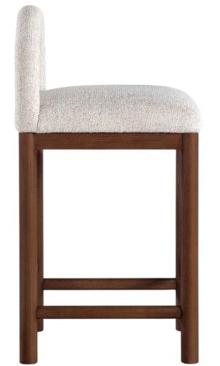 Meridian Furniture Conrad Brown Beige/Walnut Counter Stool-2