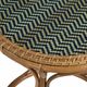 TOV Furniture Lindy Glass Top Side Table with Natural Rattan Frame-5
