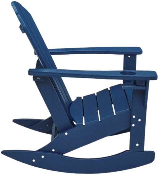 Signature Design by Ashley® Sundown Shores Blue Wooden Outdoor Rocking Chair-2