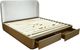 Modus Furniture Penny Buff Cream Queen Panel Storage Bed-3