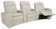 Palliser® Furniture Customizable Vertex 3-Seat Power Reclining Curved Home Theater Seating with Headrest and Lumbar-1