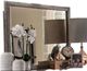 American Woodcrafters 2800 Aurora Weathered Gray Landscape Mirror-0