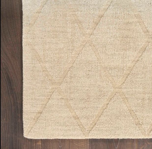 Nourison Home™ Wool Haven Beige 5'x7' Area Rug-1