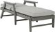 Signature Design by Ashley® Visola Gray Fabric/Polyethylene Outdoor Chaise Lounge-2