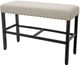 Furniture of America® Sania II 4-Piece Antique Black Counter Height Dining with Bench -4