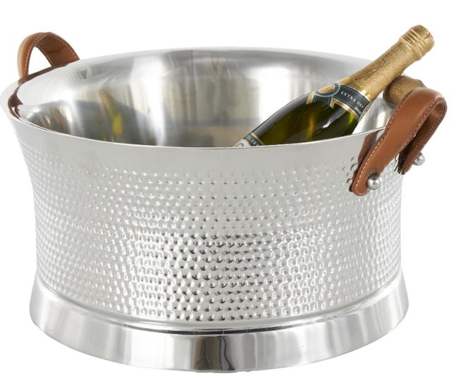 Deco Marche Silver Hammered Ice Bucket-0