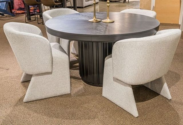 Signature Design by Ashley® Haldenwick Light Gray Upholstered Dining Arm Chair-1