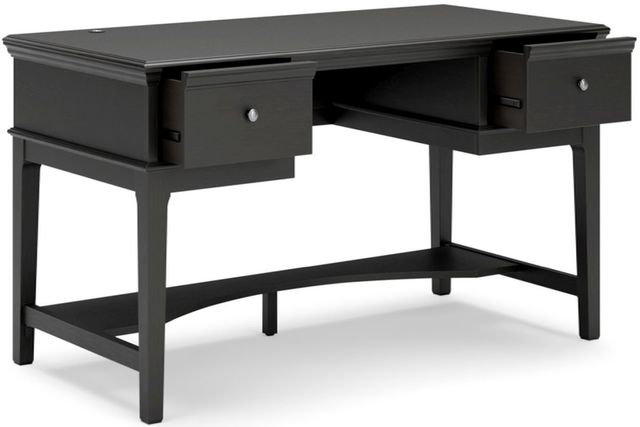 Signature Design by Ashley® Beckincreek Vintage Black Office Storage Leg Desk-3