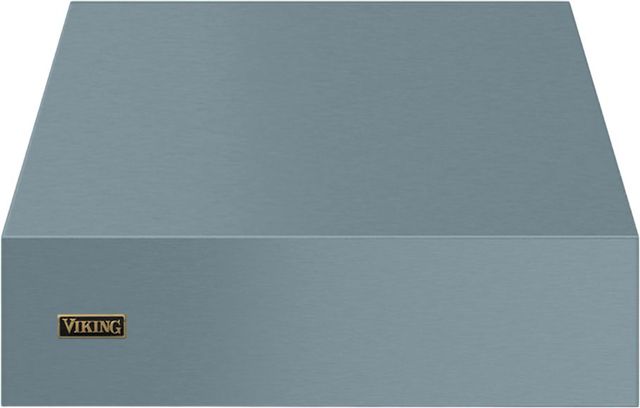 Viking 5 Series 30" November Sky Wall Mounted Range Hood with Brushed Brass Trim-0