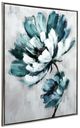 A & B Home Blue/Green Floral Wall Art-0