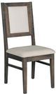 Handstone Contempo Padded Back Side Chair in Leather-0