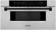 ZLINE Autograph Edition 1.2 Cu. Ft. Stainless Steel Microwave Drawer with Matte Black Accents-0