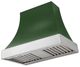 AGA Cascade 36" Cornwall Green Wall Mounted Range Hood  with Polished Chrome Trim-0