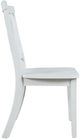 Jofran Inc. Eastern Tides Brushed White X Back Dining Chair-3
