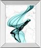Classy Living Irena Orlov Teal Ribbons I Wall Art-0