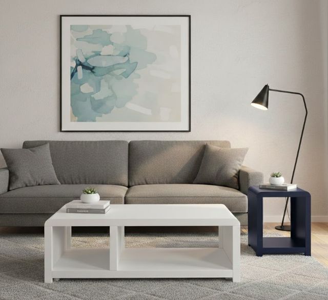 aspenhome® Taylor Malta Blue End Table-1