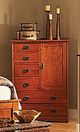 Witmer Furniture American Mission Brown Door Chest-0