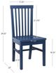 Linon Tory 2-Piece Navy Dining Chair Set-2