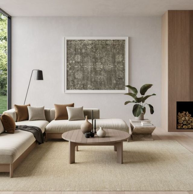 Nourison Home™ Moonlit Beige 5'x8' Area Rug-2
