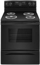 Amana® 30" Black Freestanding Electric Range-0