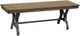 Intercon District Black/Cool Copper Dining Bench-0