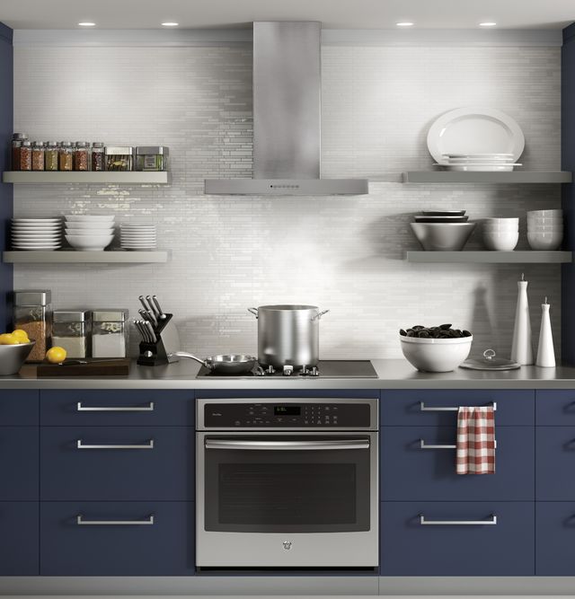 GE® 30" Stainless Steel Wall Mounted Range Hood-3